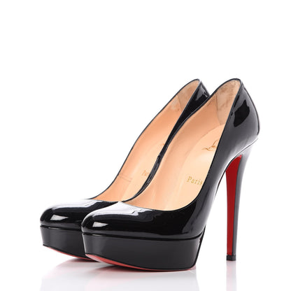 Christian Louboutin Patent Bianca 140 Pumps 38.5 Black 3 of 9