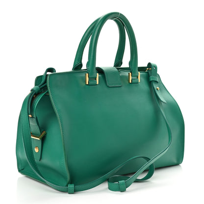 Saint Laurent Calfskin Small Classic Y Cabas Green 3 of 11