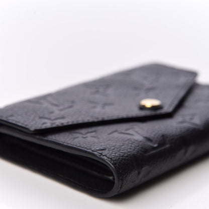 Louis Vuitton Empreinte Compact Curieuse Wallet Black 5 of 8