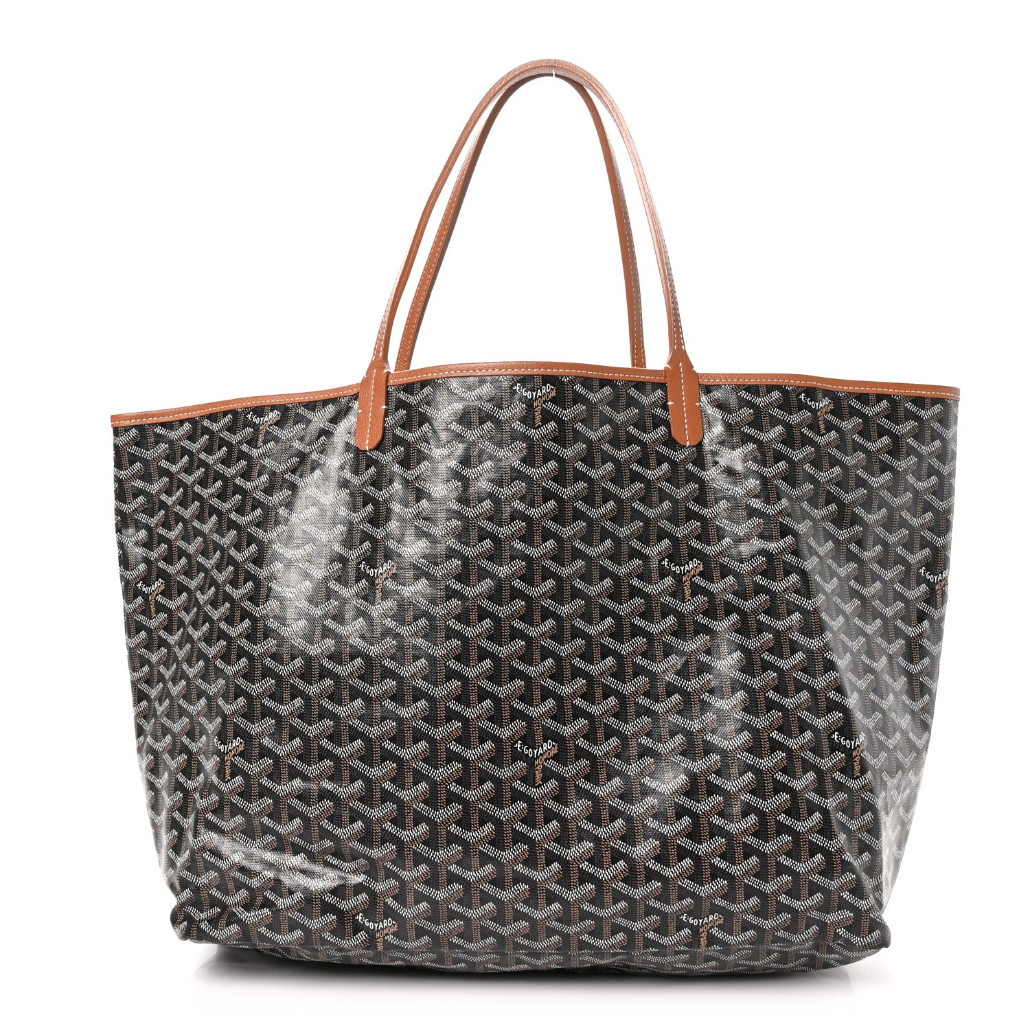 Goyard Goyardine Saint Louis GM Black Gold 1 of 11