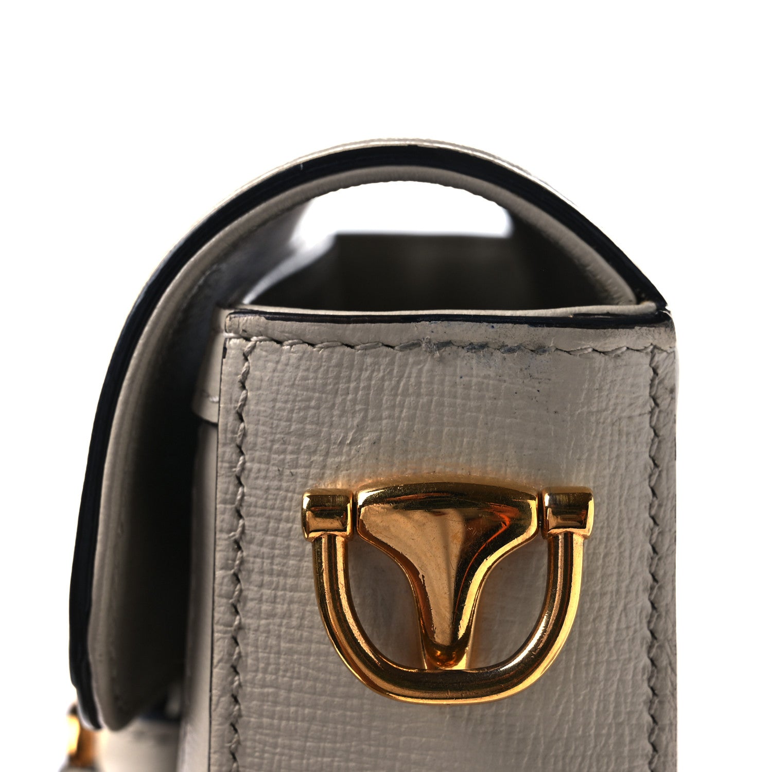 Gucci GG Supreme Monogram Web Mini Horsebit 1955 Shoulder Bag Beige Mystic White 11 of 11