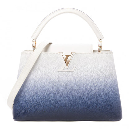 Louis Vuitton Taurillon Capucines PM Blue Marine 1 of 8