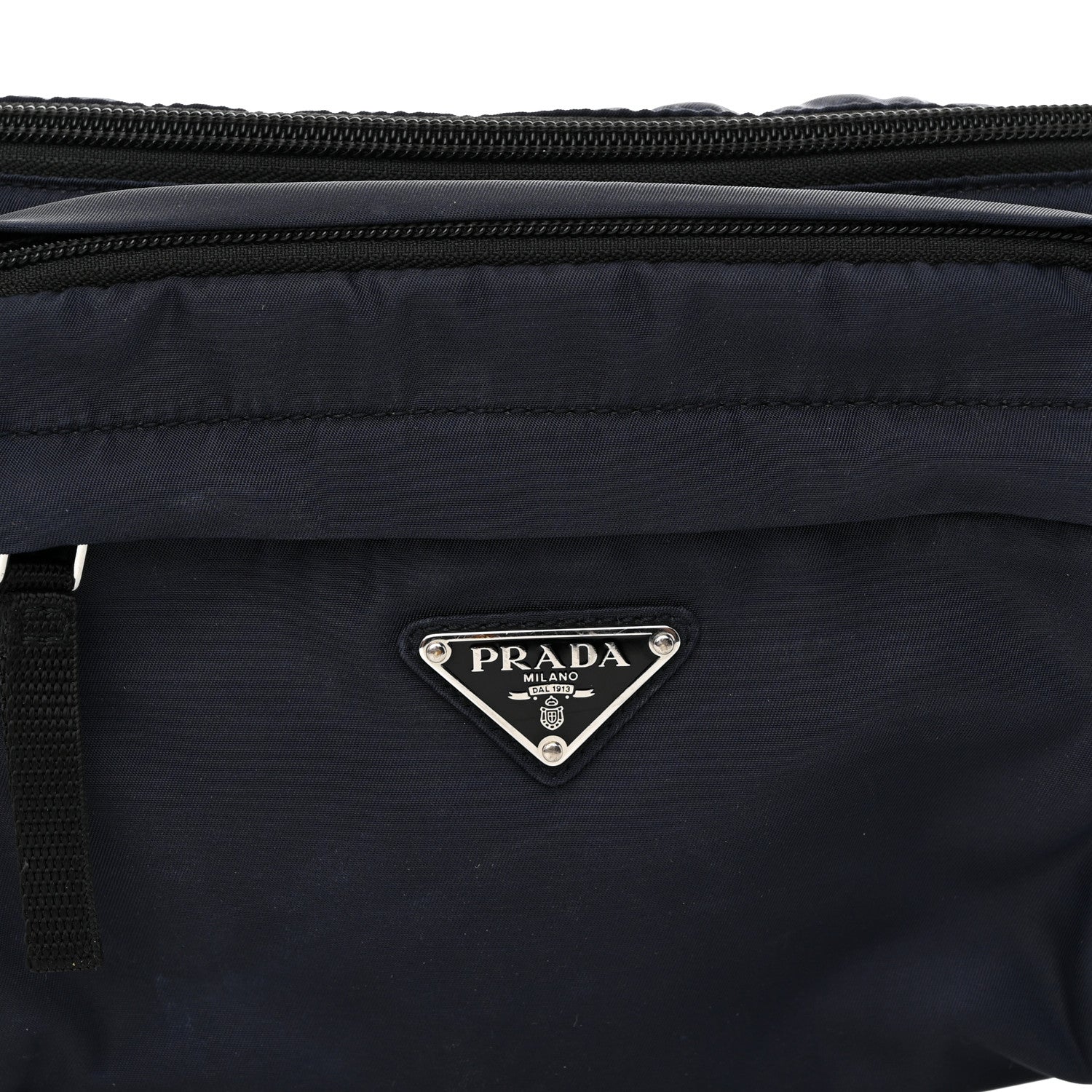 Prada Tessuto Nylon Montagna Belt Bag Blue 9 of 11