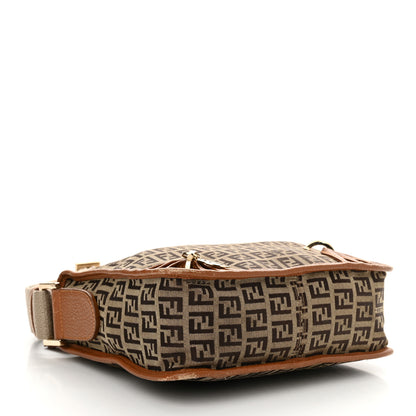 Fendi Zucchino Crossbody Messenger Panna Cuoio 4 of 16