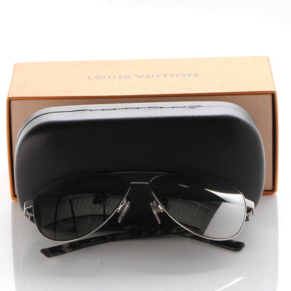 Louis Vuitton Starship Aviator Sunglasses ZO844U Silver 7 of 7