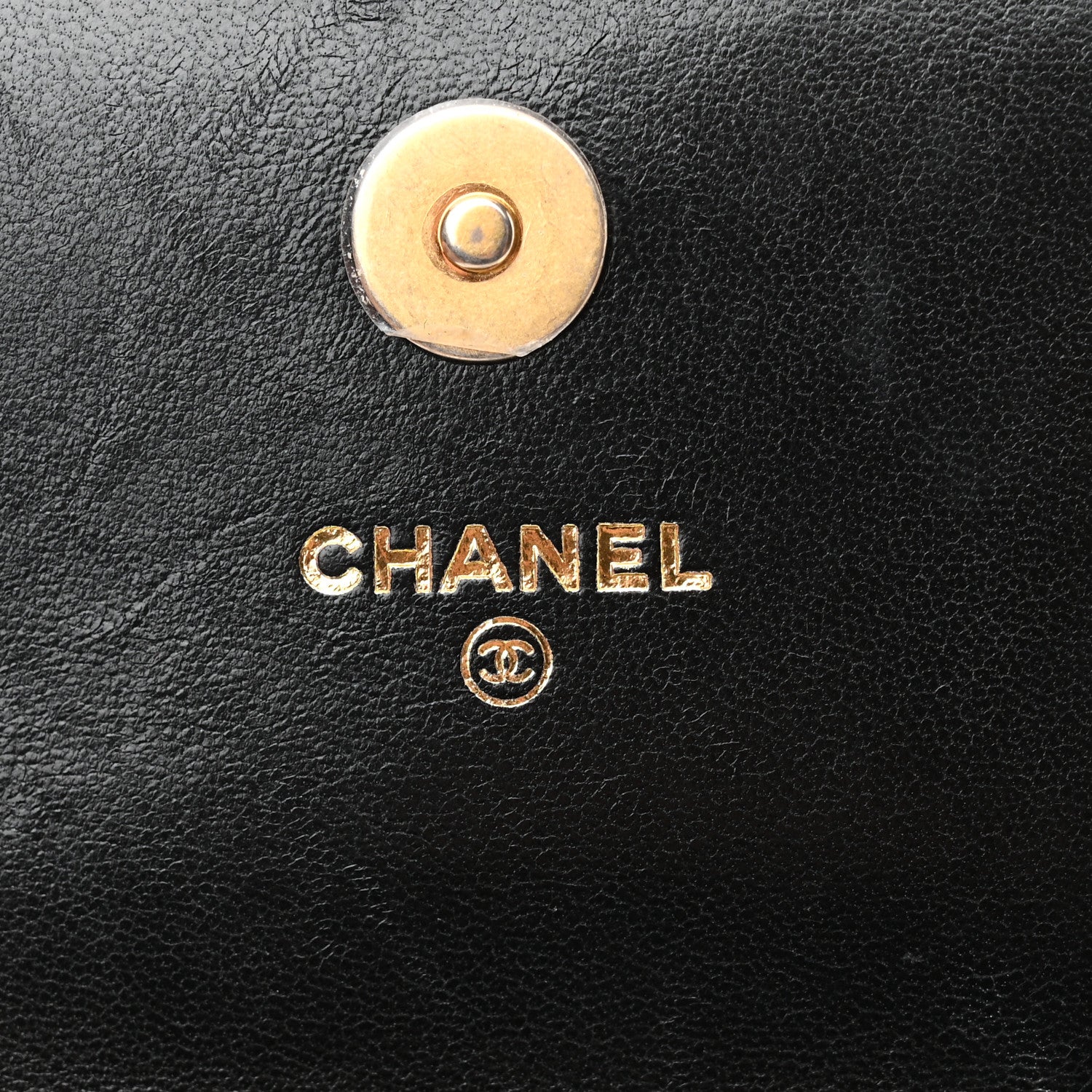 Chanel Lambskin Quilted Chanel 19 Phone Holder With Chain Black 6 of 11