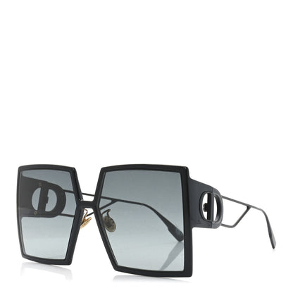 Christian Dior Acetate Square 30 Montaigne Sunglasses Black 1 of 7