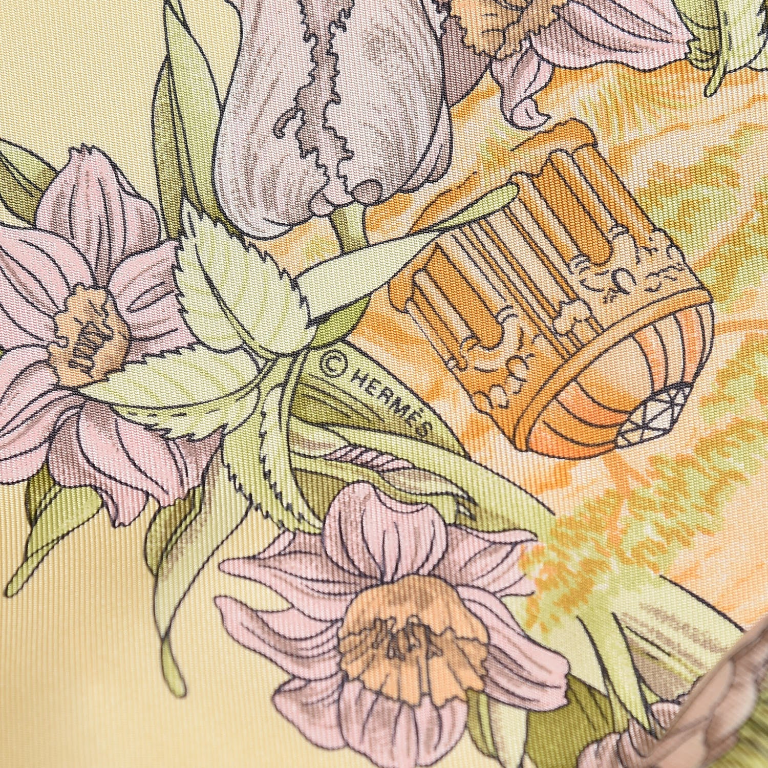Hermes Silk Au Pays De Cocagne Scarf 90 7 of 7
