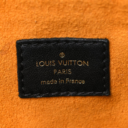 Louis Vuitton Lambskin Embossed Monogram Coussin MM Black 6 of 10