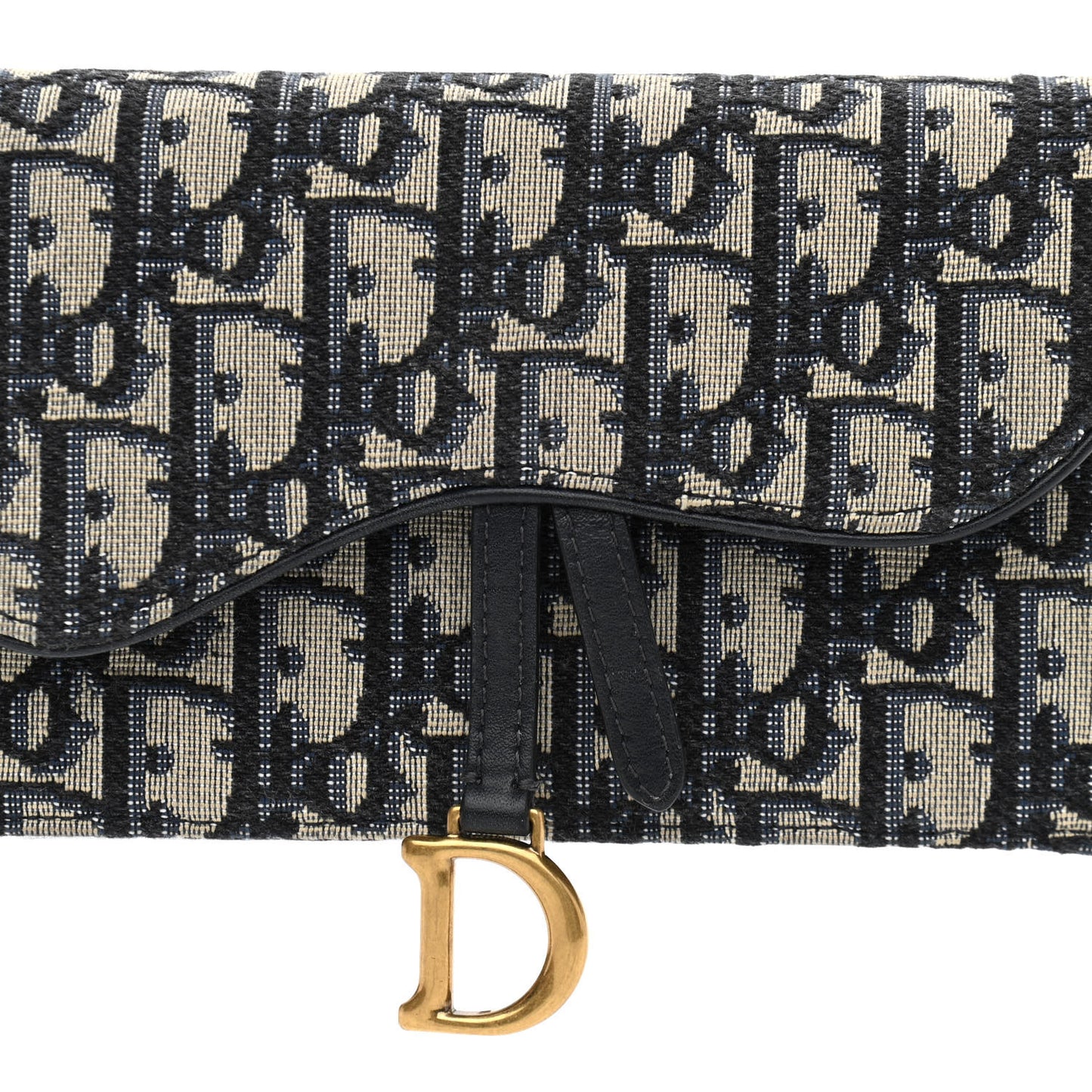 Oblique Saddle Belt Bag Blue