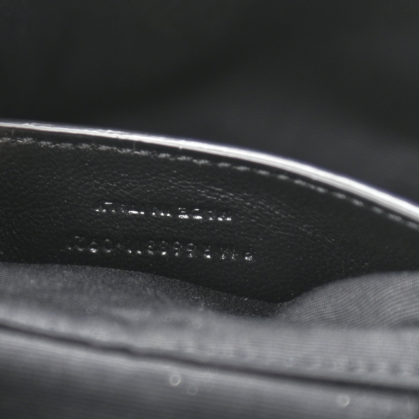 Lambskin Quilted Vanity Bag Black