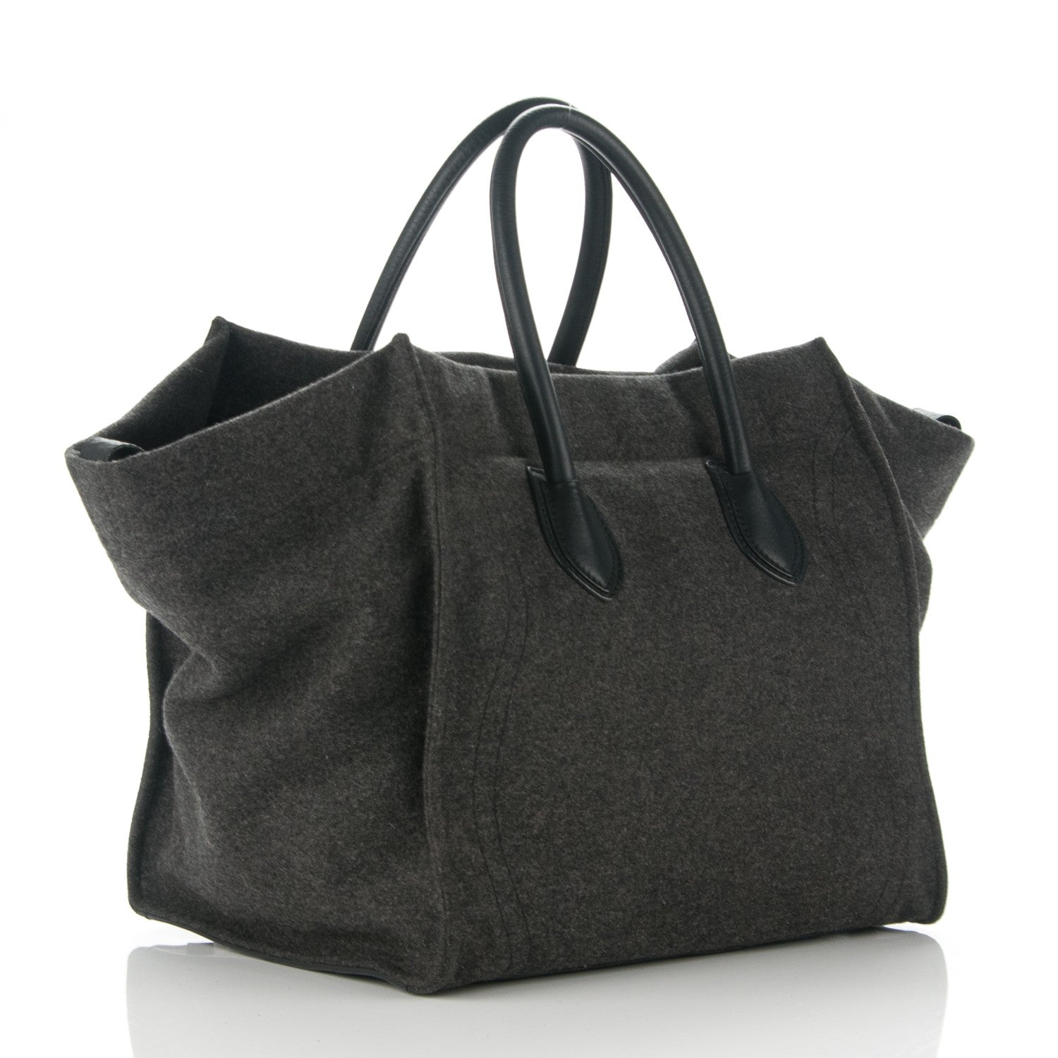 Celine Felt Medium Phantom Luggage Grey 3 of 7