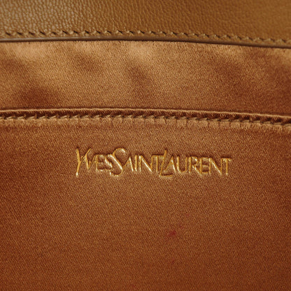 Saint Laurent Calfskin Large Belle De Jour Clutch Taupe 6 of 7