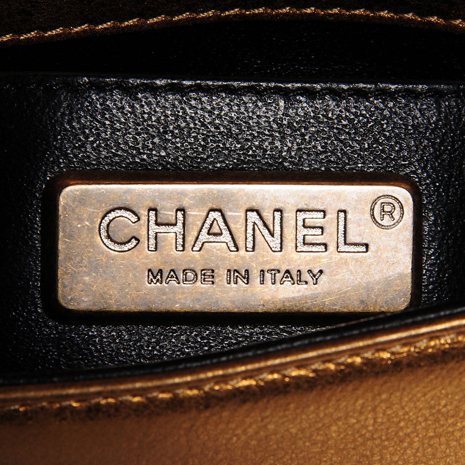 Chanel Galuchat Stingray Mini Boy Flap Gold 7 of 8