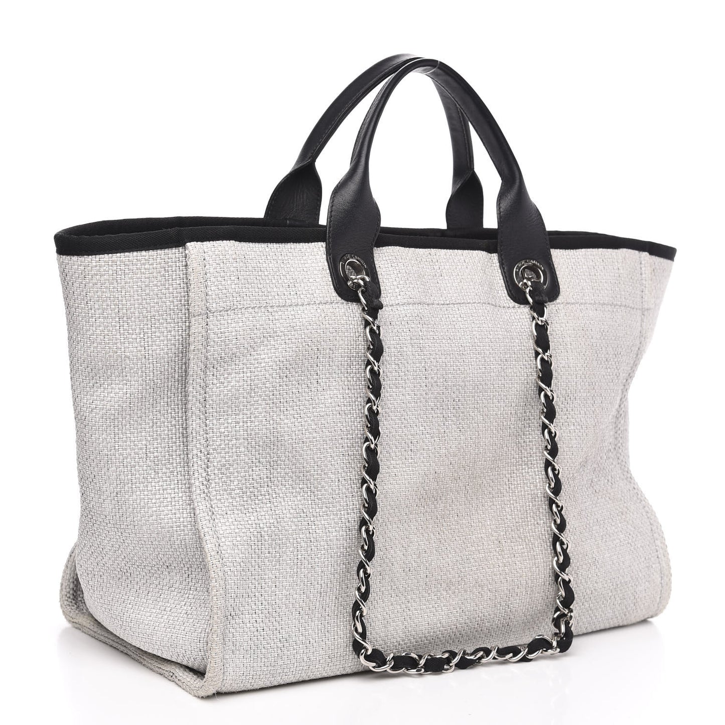 Canvas Medium Deauville Tote Grey