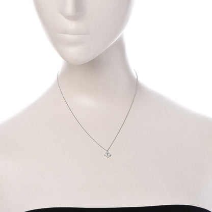 Tiffany 18K White Gold Mini Metro Anchor Pendant Necklace 2 of 6