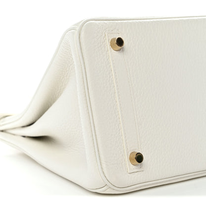 Hermes Togo Birkin 30 White 9 of 12
