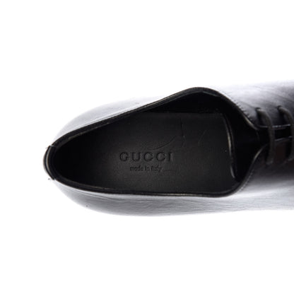 Gucci Calfskin Studded Lace Up Oxford 36.5 Black 8 of 10