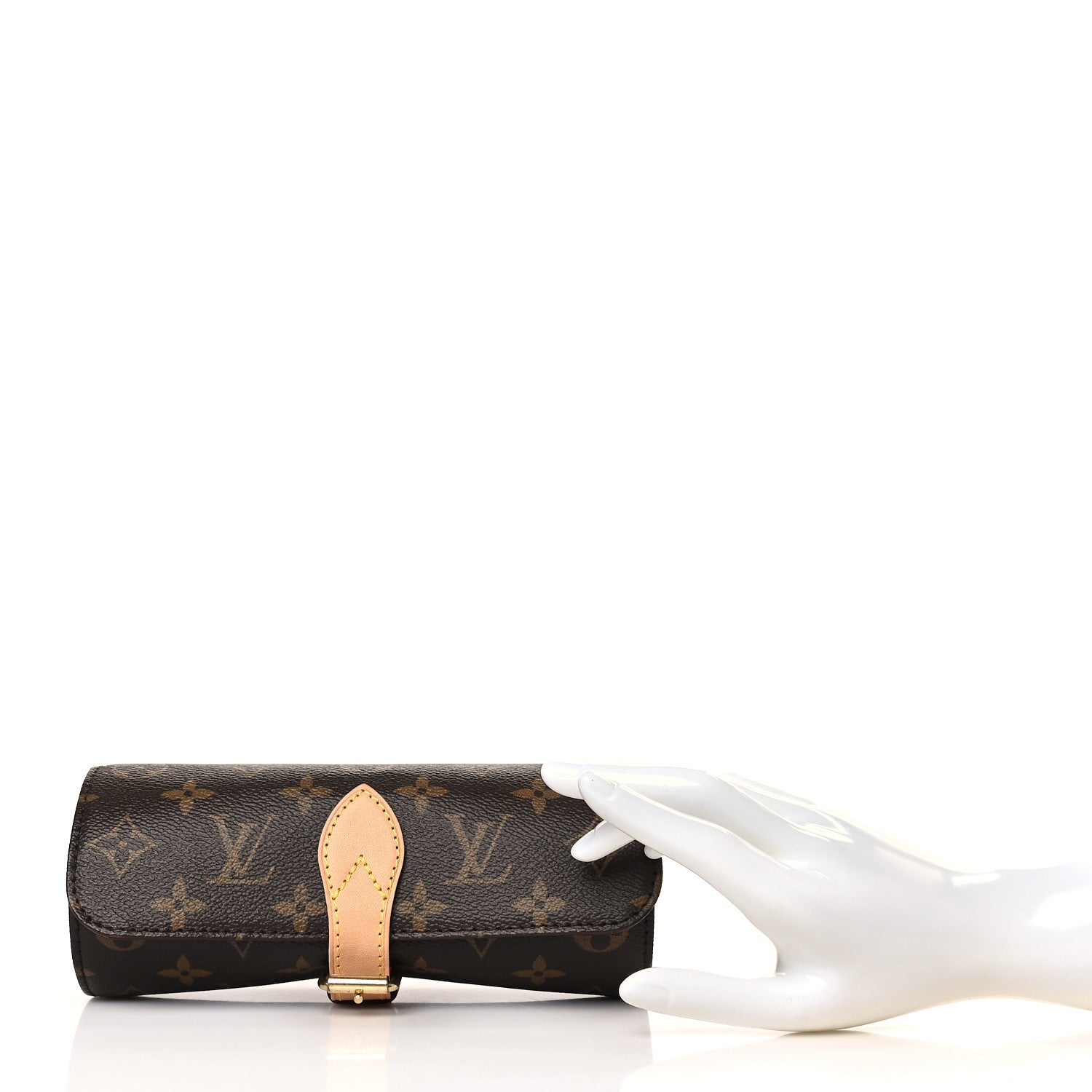 Louis Vuitton Monogram 3 Watch Travel Case 2 of 9