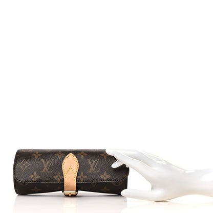 Louis Vuitton Monogram 3 Watch Travel Case 2 of 9