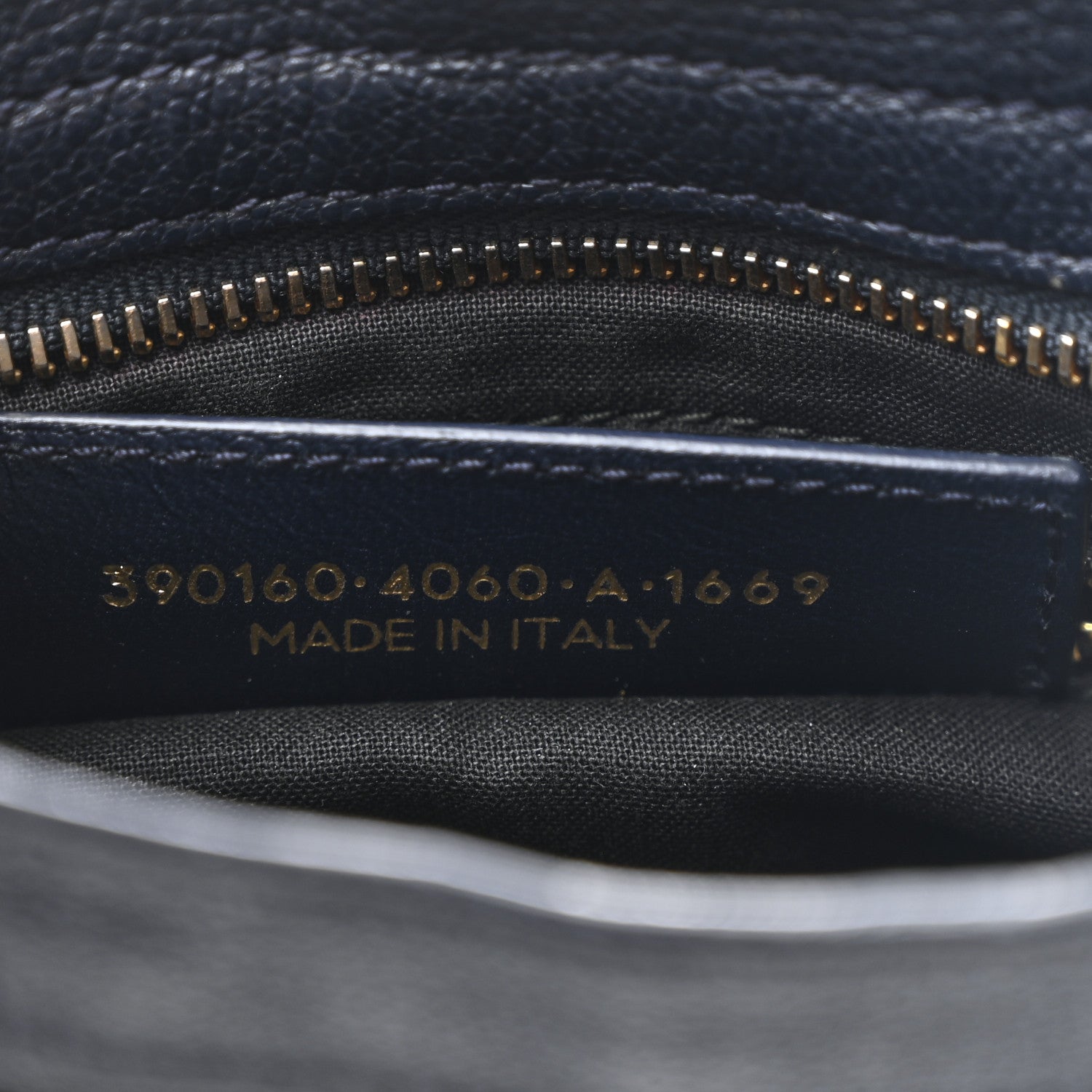 Balenciaga Chevre Gold Metallic Edge Hardware Mini City  Bleu Nuit Dark Sea 8 of 11