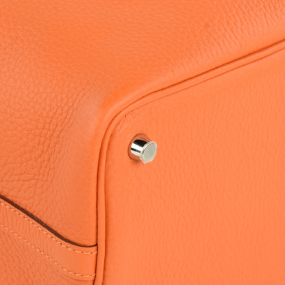 Hermes Taurillon Clemence Picotin Lock TPM Orange 7 of 15