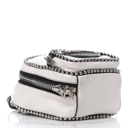 Alexander Wang Lambskin Studded Mini Attica Backpack White 4 of 13