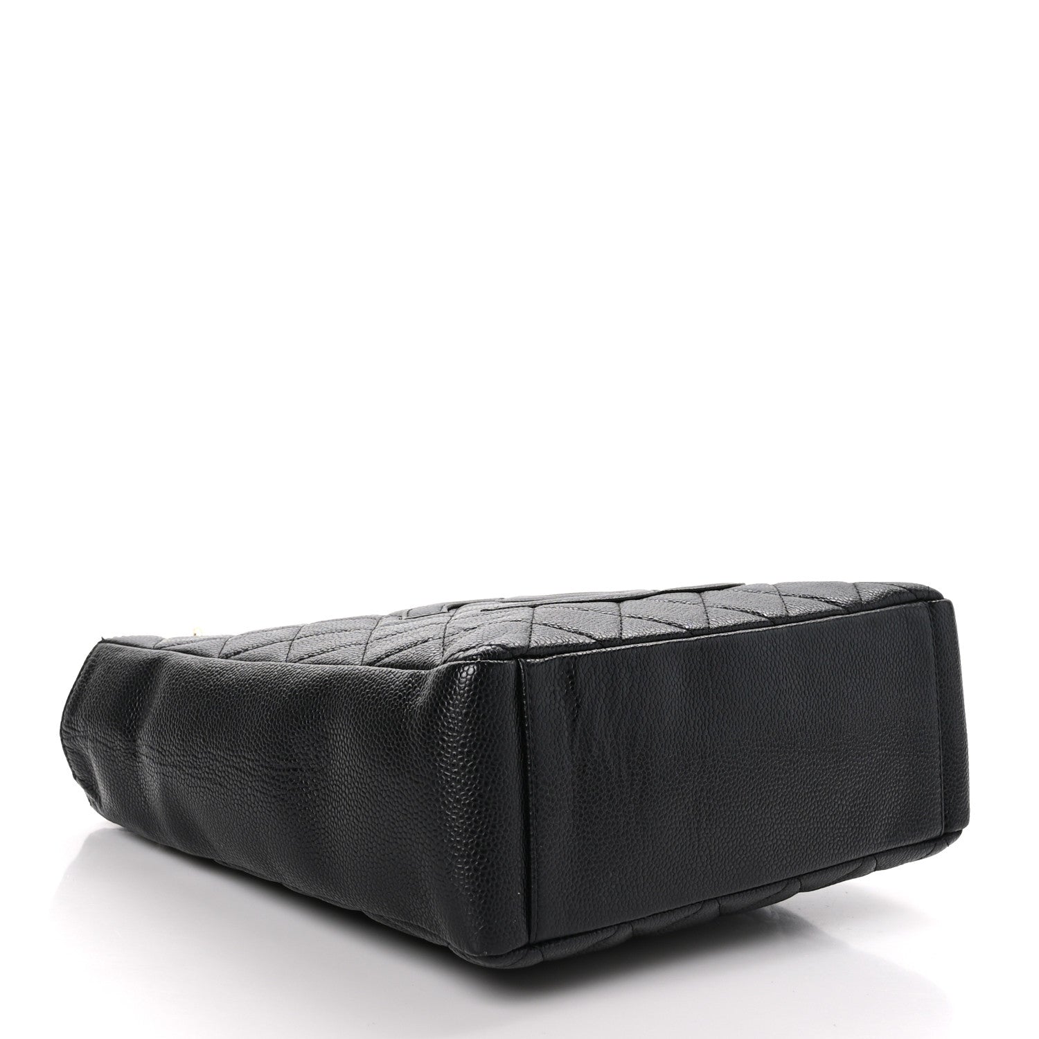 Chanel Caviar Quilted Petit Shopping Tote PST Black 4 of 10