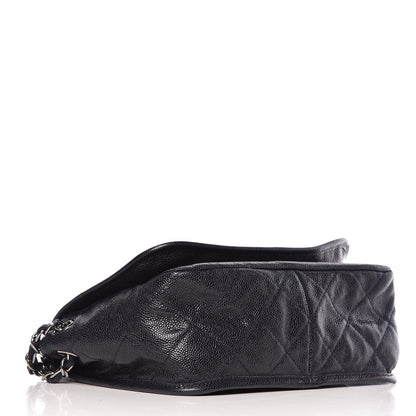 Chanel Grained Calfskin Medium Natural Beauty Messenger Navy Blue 4 of 9