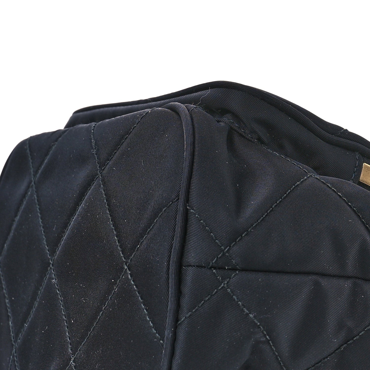 Prada Re-Nylon Saffiano Stitched Re-Edition 1995 Chaine Drawstring Bucket Bag Black 9 of 9