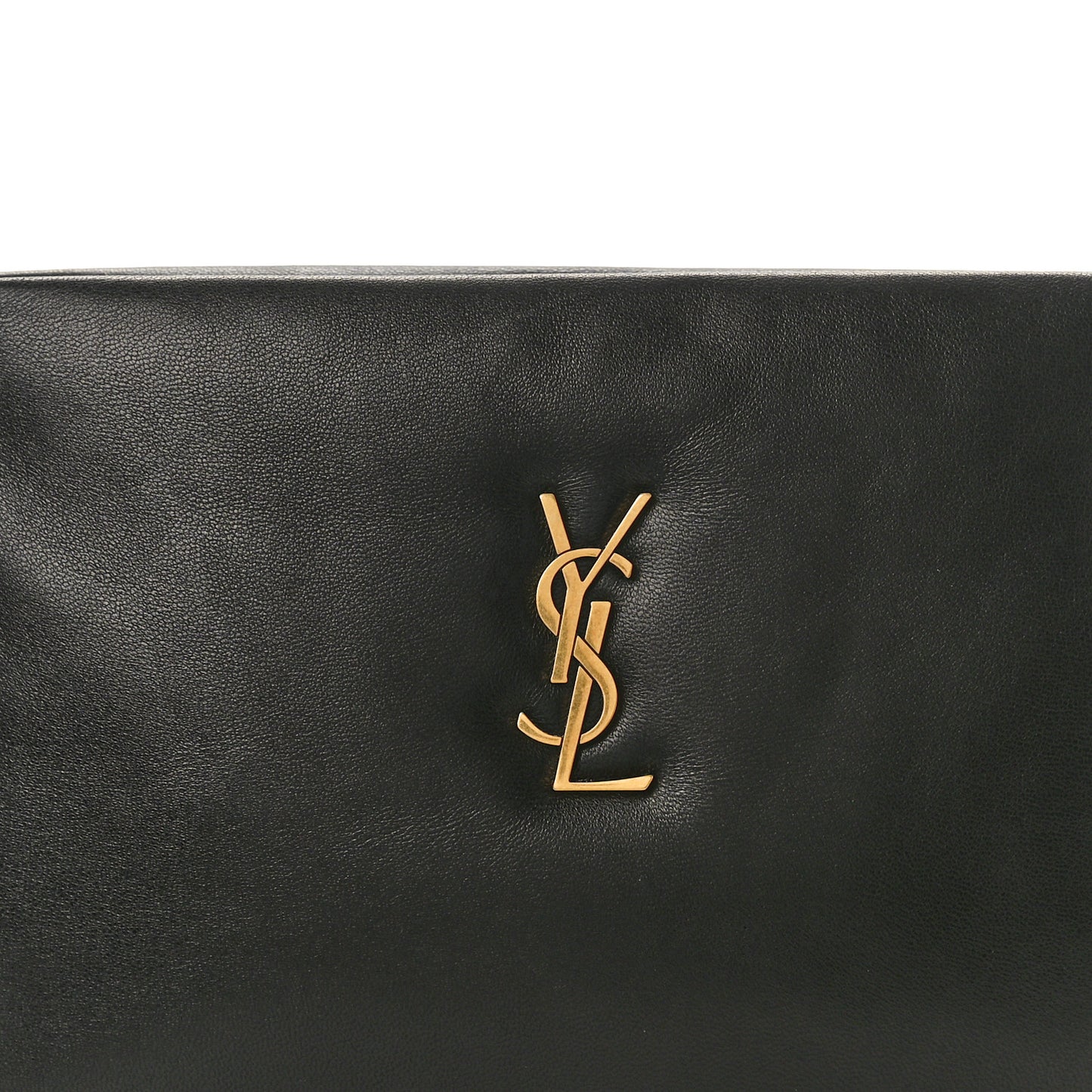 Lambskin Small Calypso Pouch Black
