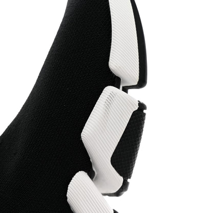 Balenciaga Technical 3D Recycled Knit Bi-Color Sole Womens Speed 2.0 Sneakers 35 Black White 12 of 13