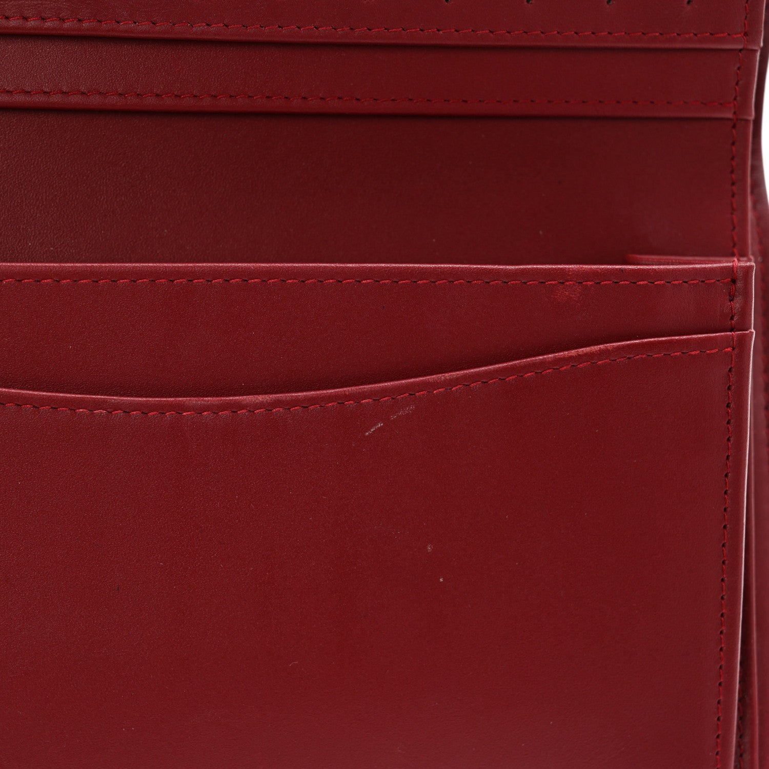 Chanel Caviar Quilted Yen Wallet Red 12 of 13