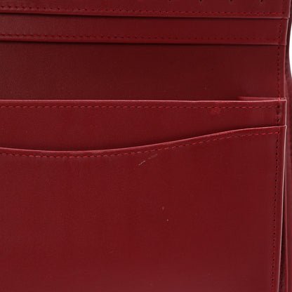 Chanel Caviar Quilted Yen Wallet Red 12 of 13