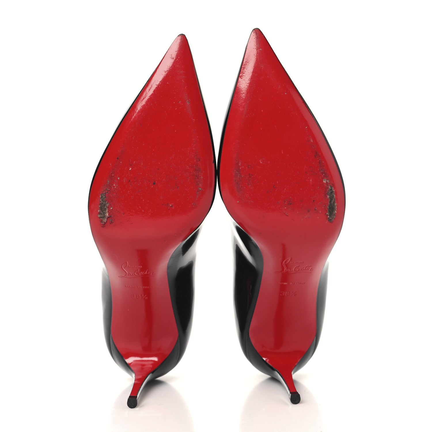 Christian Louboutin Patent Kate 85 Pumps 38.5 Black 6 of 9