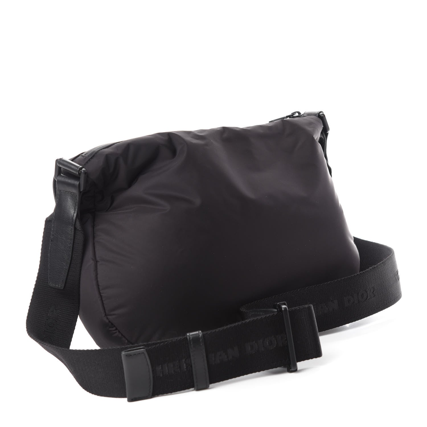 Christian Dior HOMME Nylon Saddle Messenger Bag Black 3 of 10