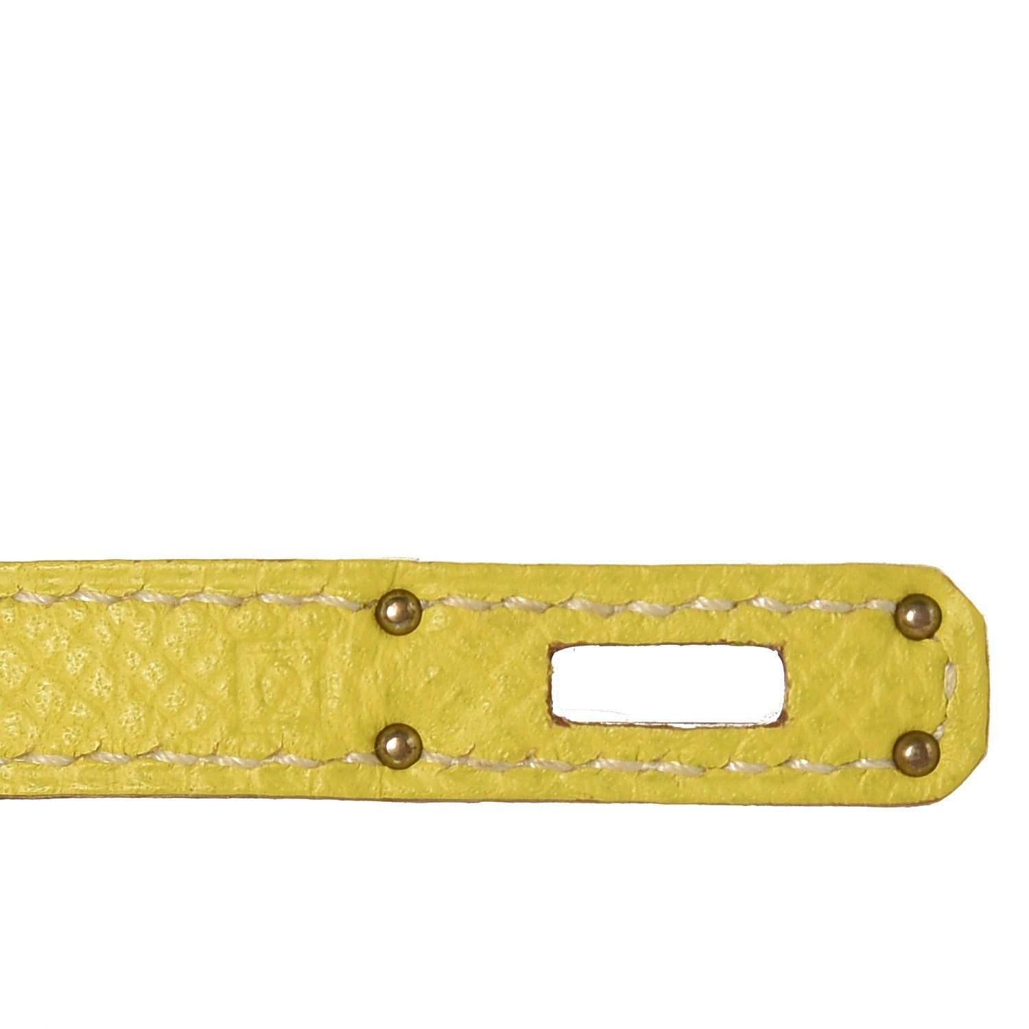 Hermes Epsom Tiny Kelly Sellier Lime 7 of 11