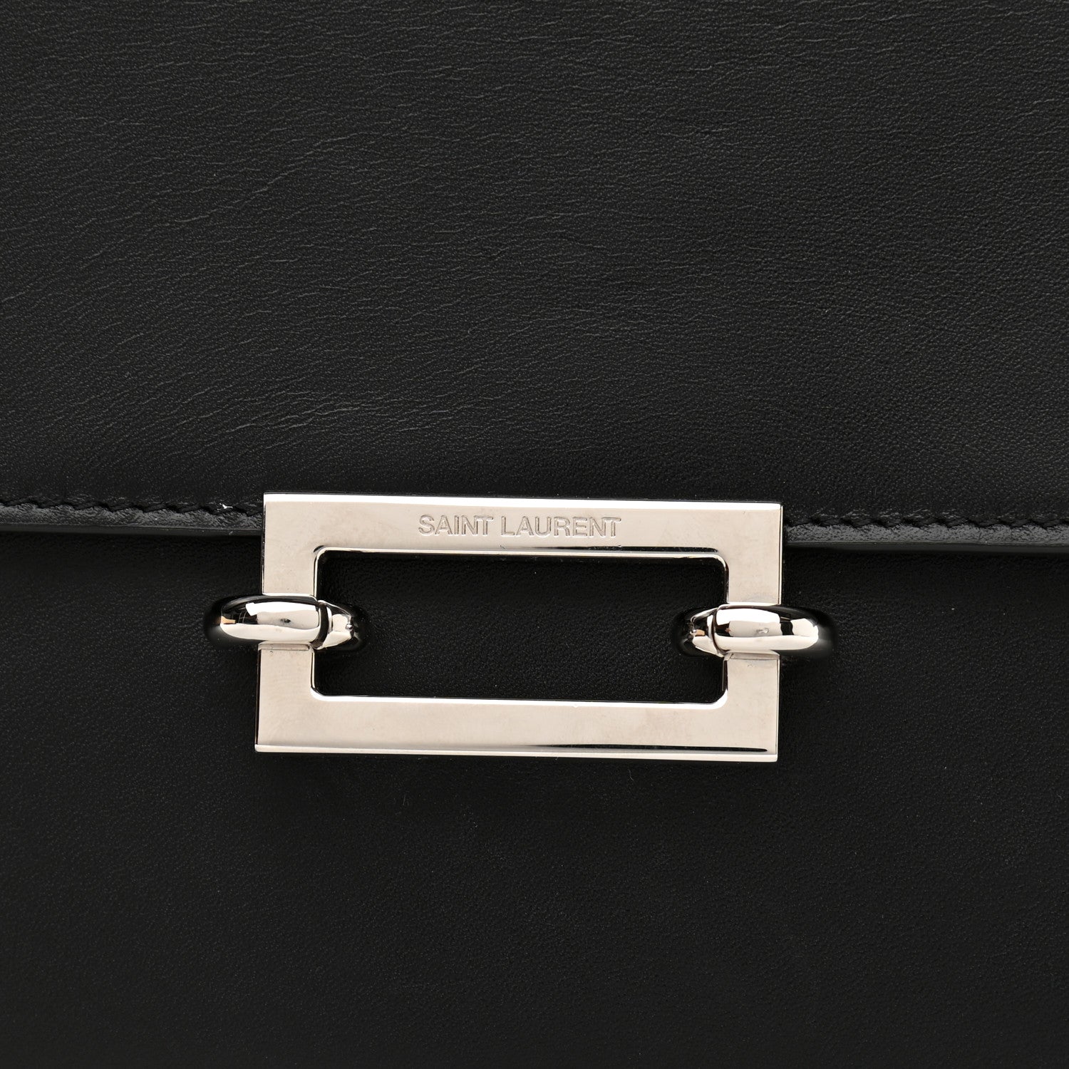 Saint Laurent Fermoir Satchel Shoulder Bag Black 7 of 11