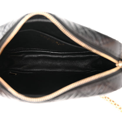 Chanel Aged Calfskin Quilted Mini Reissue Camera Case Black 5 of 10