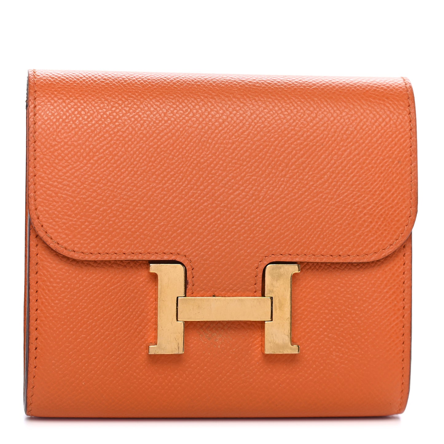 Epsom Constance Short Wallet Orange