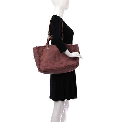 Chanel Canvas Extra Large Double Face Shopping Tote Dark Pink 2 of 12