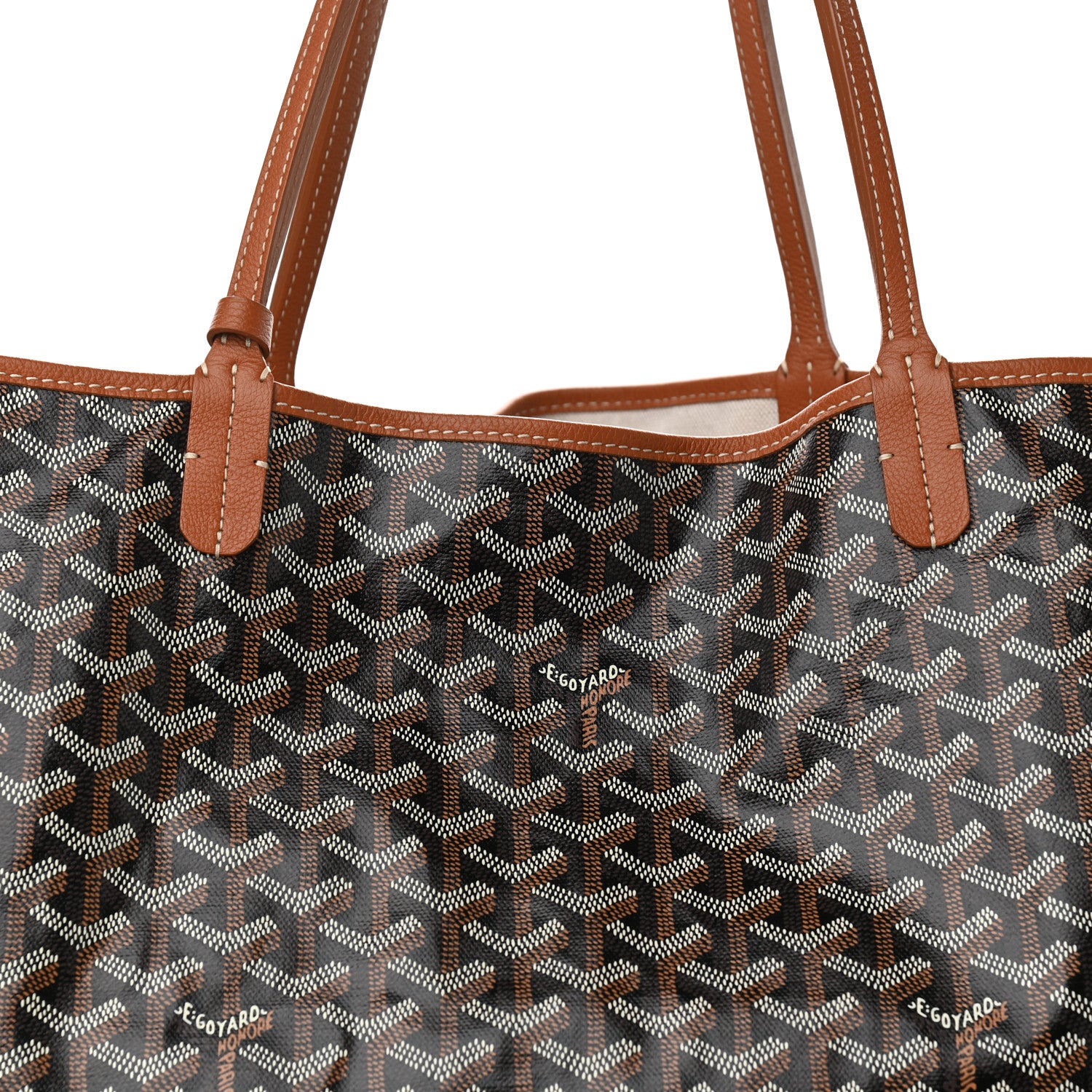 Goyard Goyardine Saint Louis GM Black Gold 9 of 12