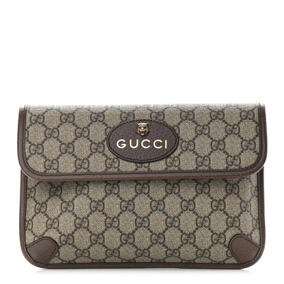 Gucci GG Supreme Monogram Neo Vintage Web Belt Bag Brown 1 of 9
