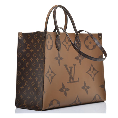 Louis Vuitton Reverse Monogram Giant Onthego GM 4 of 9