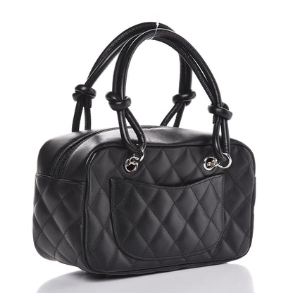 Chanel Calfskin Quilted Small Cambon Bowler Black 3 of 10
