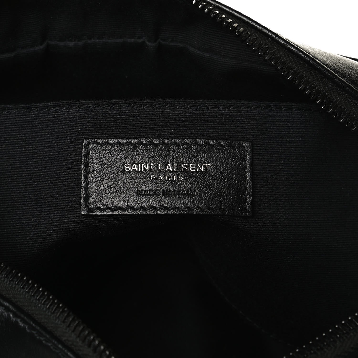 Saint Laurent Calfskin Matelasse Monogram Lou Camera Bag Black 6 of 16