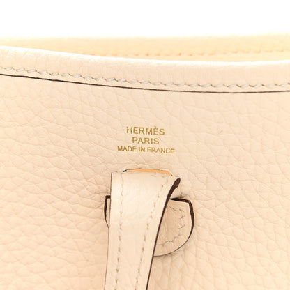 Hermes Taurillon Clemence Amazone Evelyne TPM Nata Craie 6 of 11