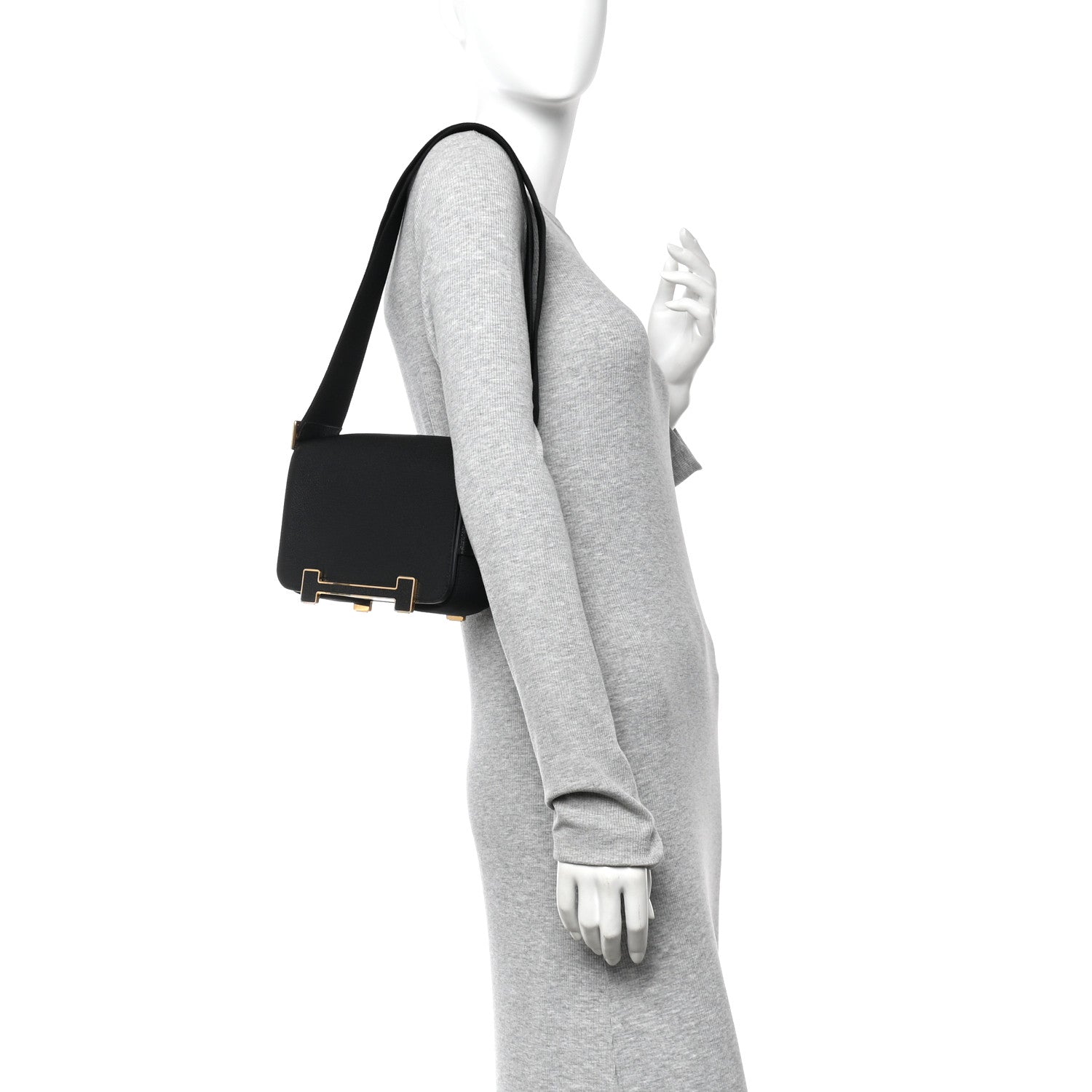 Hermes Chevre Mysore Geta Black 2 of 10