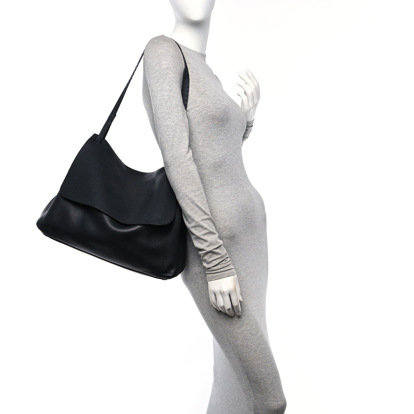 Grained Calfskin Sidekick Black