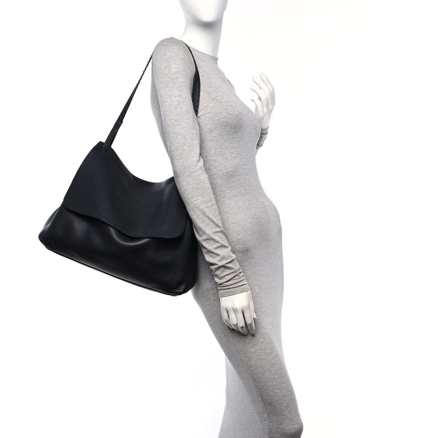 The Row Grained Calfskin Sidekick Black 2 of 12